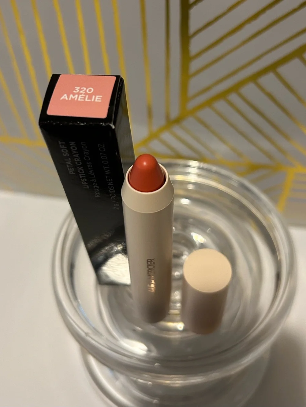 ✨ Laura Mercier Petal Soft Lipstick Crayon | 320 Amélie | Full Size | New in Box